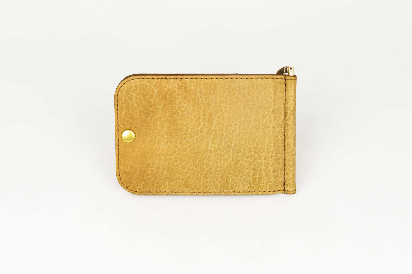 エゾ鹿革のマネークリップ