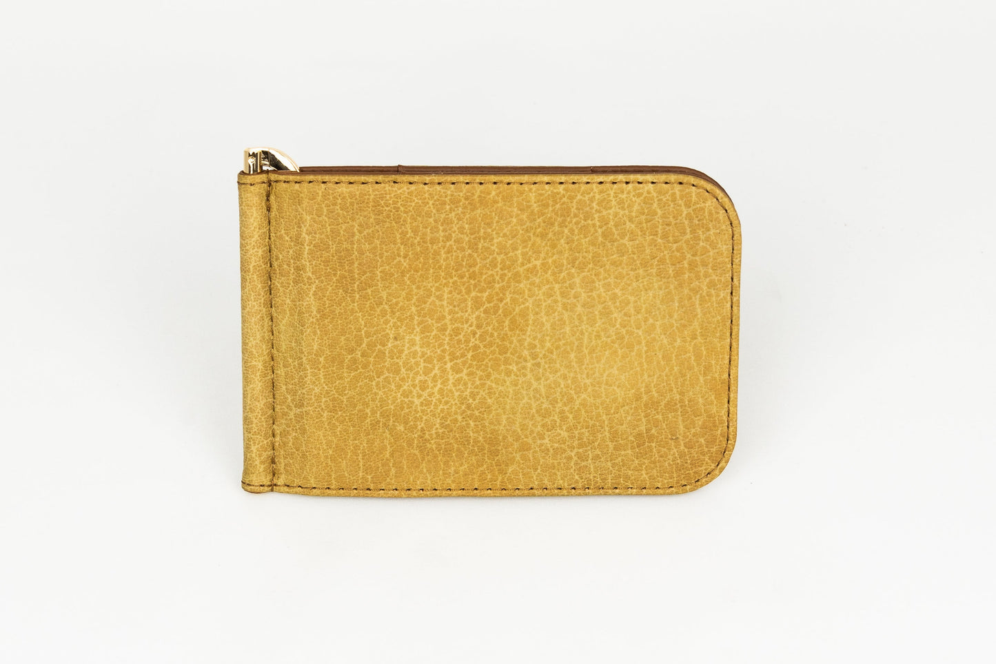 エゾ鹿革のマネークリップ