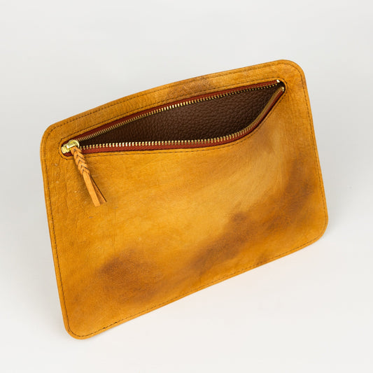 エゾ鹿革のフリーポーチ