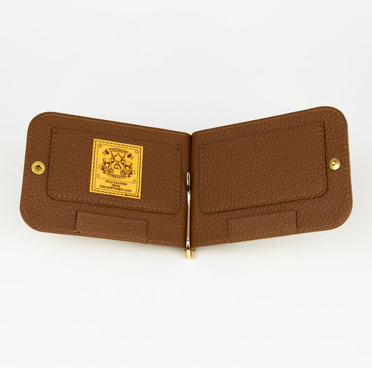 エゾ鹿革のマネークリップ