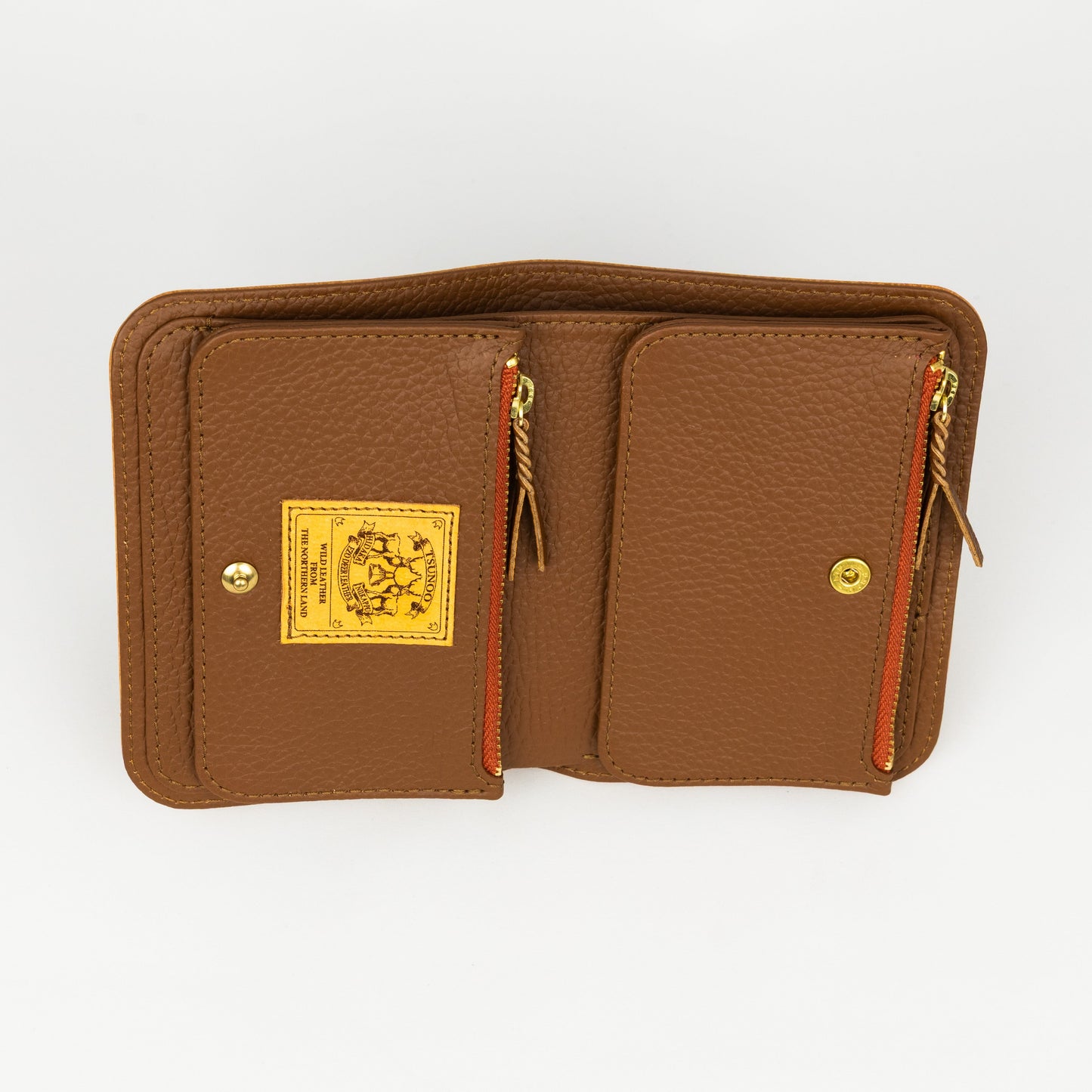 エゾ鹿革のカードウォレット