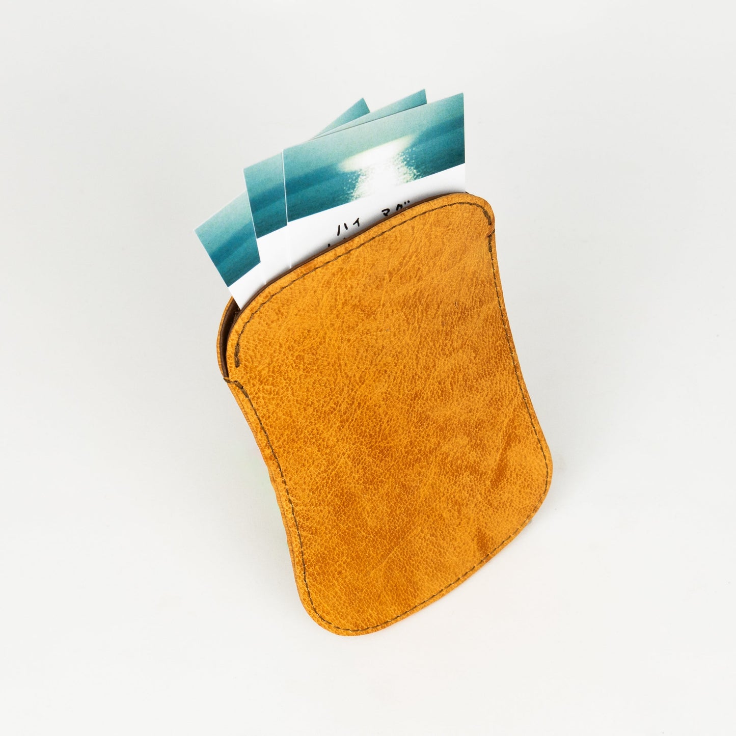 エゾ鹿革の名刺入れ